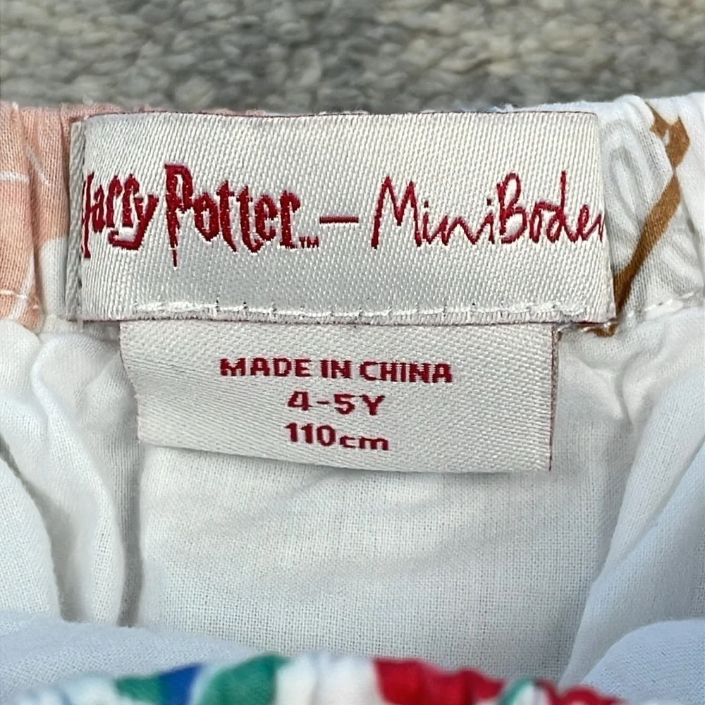 New Mini Boden x Harry Potter Patronus Tiered Ruffle Skirt Girls Sz 4-5Y
